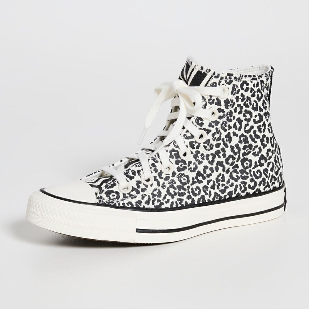 NWT Converse Chuck Taylor All Star sneakers zebra print 10.5 - Picture 2 of 8